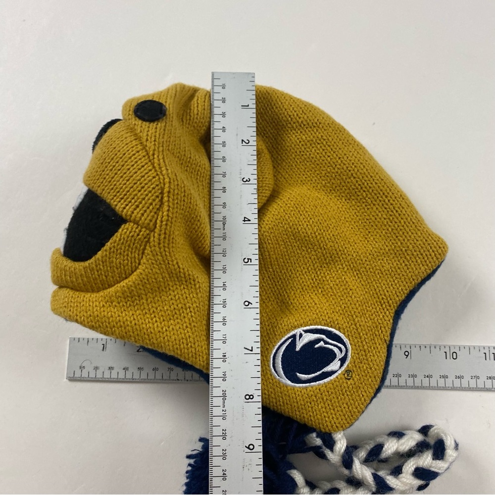 Vintage ZooZatz Penn State Nittany Lions Winter Beanie Hat Cap Tassels Youth - Picture 7 of 7